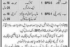 Karachi Garrison HRDC Cantonment 02 Jobs Dunya Newspaper 03 December 2017