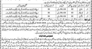 District Police Sheikhpura has announced 03 Jobs, 22nd February 2018, Daily Jang Newspaper