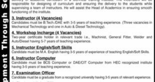 Career Opportunity in Atlas Foundation 05 March 2018 Daily Jang Newspaper