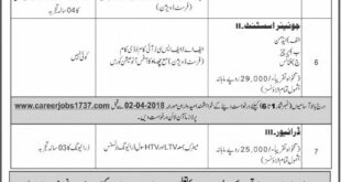 Jobs in Public Sector Organization Daily Jang Newspaper 18 March 2018