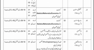 Jobs in Cabinet Secretariat Establishment Division Islamabad Daily Jang Newspaper 05 April 2018