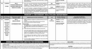 Jobs in Punjab Public Service Commission Daily Jang Newspaper 04 April 2018