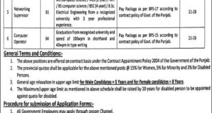 Jobs in Primary and Secondary Healthcare Department Daily Express Newspaper 10 April 2018