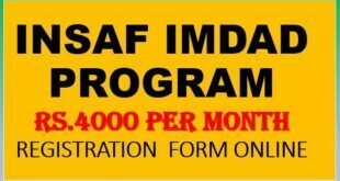 INSAF IMDAD PROGRAM 2020