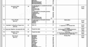 Pakistan Public Works Department PWD Islamabad Jobs 2021